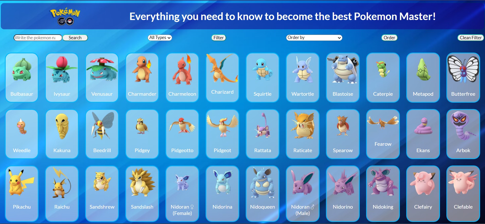 Data Lovers Pokemon
